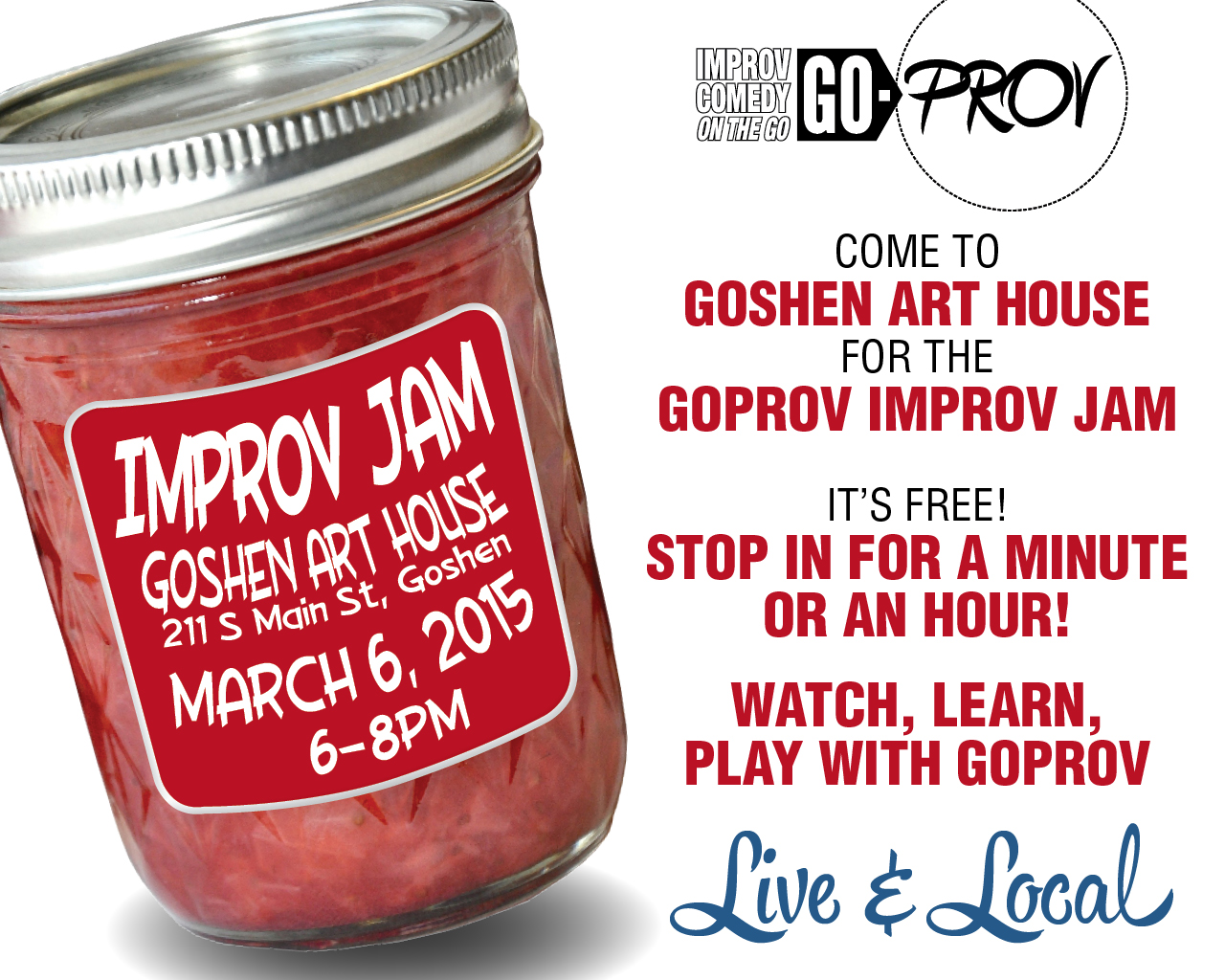 First Friday Event-“Live & Local”